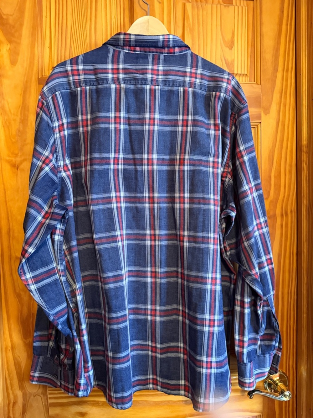 Flag & Anthem XXL Blue, Red and White Plaid Shirt - Picture 7 of 8